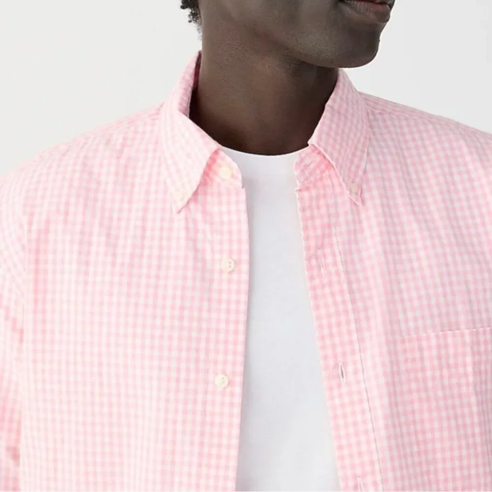 J.Crew Men’s Secret Wash cotton poplin shirt - Size‎ XL